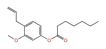 4-Allyl-3-methoxyphenyl heptanoate